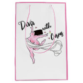 Geschenktasche "Diva mit Kurven" Mittlere Geschenktüte (Vorderseite)