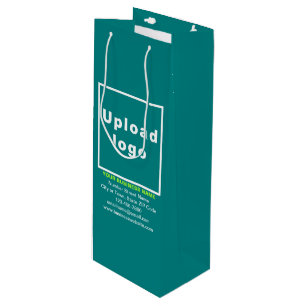 Geschenktasche für Aquamarine grüne Weine Geschenktüte Für Weinflaschen