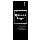 Geschenktasche für Black Wine Geschenktüte Für Weinflaschen (Vorderseite)