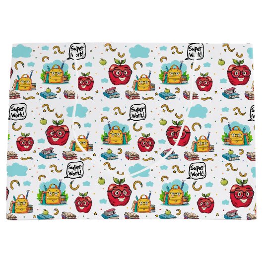 Geschenktasche für Creative School Große Geschenktüte (Vorderseite)