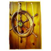 Geschenktasche für das Lenkrad des Schiffes Mittlere Geschenktüte (Vorderseite)