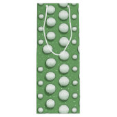 Geschenktasche für den Golfer Geschenktüte Für Weinflaschen (Rückseite)