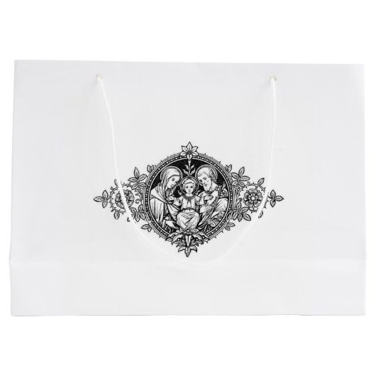 Geschenktasche für die Familie Große Geschenktüte (Rückseite)