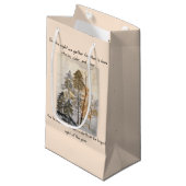 Geschenktasche für gesegnetes Weihnachten Kleine Geschenktüte (Vorderseite Schrägansicht)