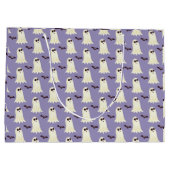 Geschenktasche für Gespenster und Fledermäuse Große Geschenktüte (Rückseite)