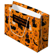 Geschenktasche für Halloween mit individuellem Nam