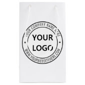 Geschenktasche für kundenspezifische Firmenlogos u Kleine Geschenktüte (Rückseite)