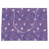 Geschenktasche für lila Blume Große Geschenktüte (Vorderseite)