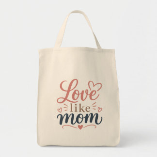 Geschenktasche für Mama - Liebe wie Mama zum Mutte Tragetasche