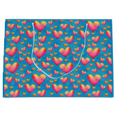 Geschenktasche für mehrfarbige Wasserfarben Große Geschenktüte (Vorderseite)