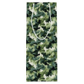 Geschenktasche für militärische Camouflage Geschenktüte Für Weinflaschen (Rückseite)