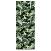 Geschenktasche für militärische Camouflage Geschenktüte Für Weinflaschen (Vorderseite)