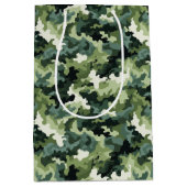Geschenktasche für militärische Camouflage Mittlere Geschenktüte (Vorderseite)