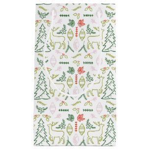 Geschenktasche für rote und grüne skandinavische M Kleine Geschenktüte