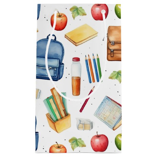 Geschenktasche für Schule/Lehrer Kleine Geschenktüte (Vorderseite)