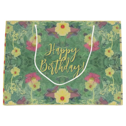 Geschenktasche für Waldflorenflöten Große Geschenktüte (Vorderseite)