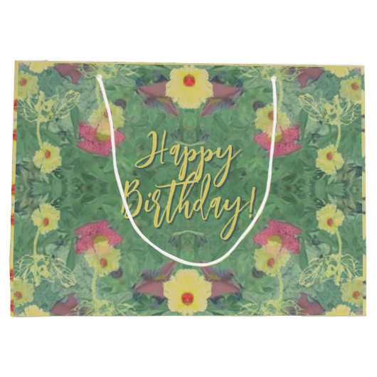 Geschenktasche für Waldflorenflöten Große Geschenktüte (Rückseite)