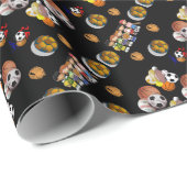 Geschenktasche Fußball Sport Geschenkpapier (Rolleneckpunkt)