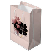 Geschenktasche - Geburtstagsgeschenktasche Mittlere Geschenktüte (Vorderseite Schrägansicht)