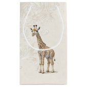 Geschenktasche - Giraffe2 Kleine Geschenktüte (Rückseite)