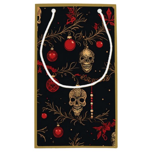 Geschenktasche (Gold) Kleine Geschenktüte (Rückseite)