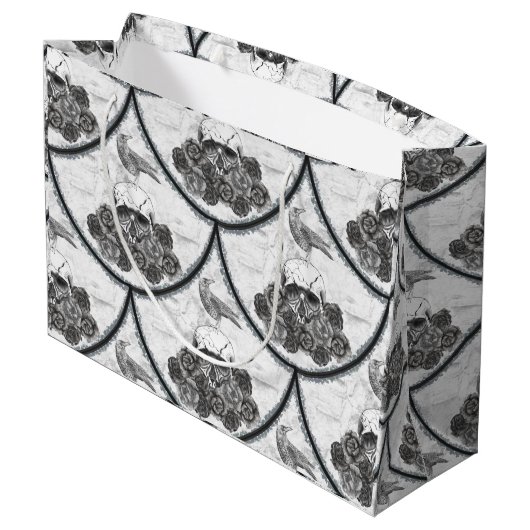 Geschenktasche Große Geschenktüte (Rückseite Schrägansicht)