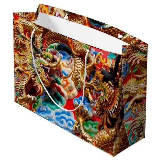 Geschenktasche Große Geschenktüte (Rückseite Schrägansicht)