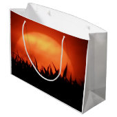 Geschenktasche große Sonne Geschenktüte (Rückseite Schrägansicht)