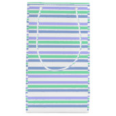 Geschenktasche Grün und Blau Kariert Kleine Geschenktüte (Vorderseite)