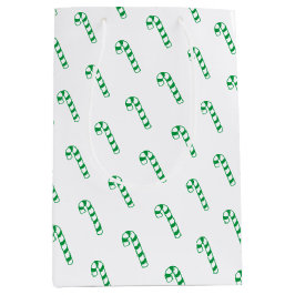 Geschenktasche - grüne und weiße Süßkartoffeln Mittlere Geschenktüte