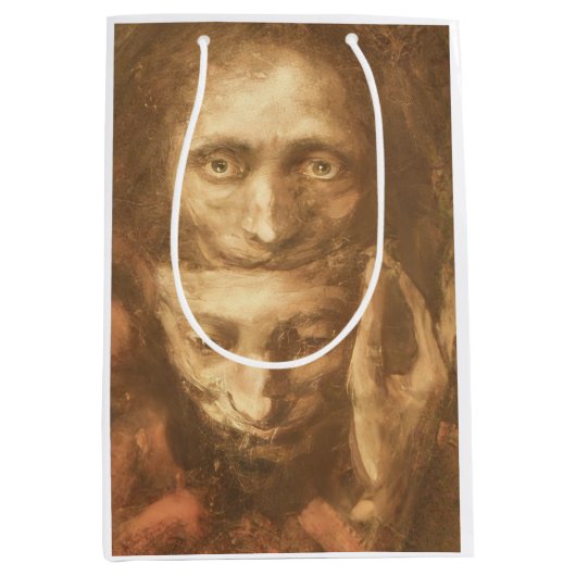 Geschenktasche Halloween Art Mittlere Geschenktüte (Vorderseite)