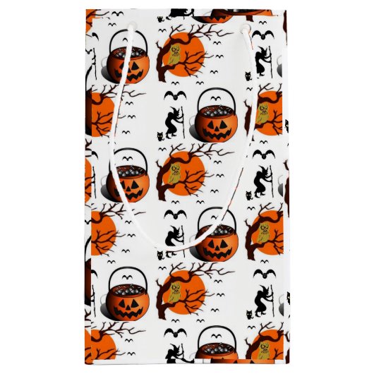 Geschenktasche Halloween Kleine Geschenktüte (Rückseite)