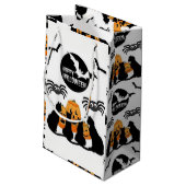 Geschenktasche Halloween Kleine Geschenktüte (Rückseite Schrägansicht)