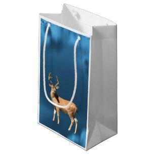 Geschenktasche Hirsch mit Geweih Kleine Geschenktüte