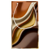 Geschenktasche in abstrakter Grafik Kleine Geschenktüte (Rückseite)