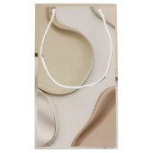 Geschenktasche in abstrakter Grafik Kleine Geschenktüte (Rückseite)