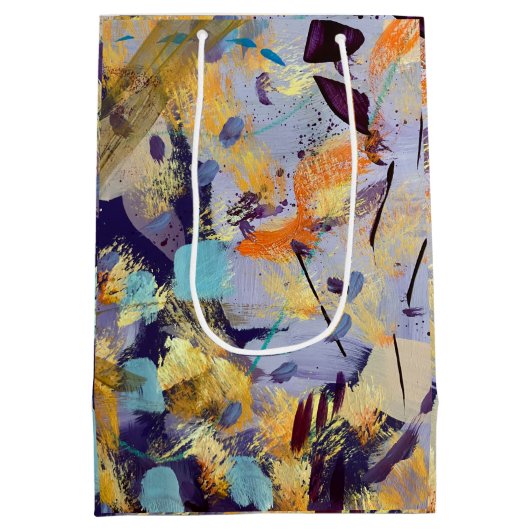 Geschenktasche in anspruchsvollem Design Mittlere Geschenktüte (Rückseite)