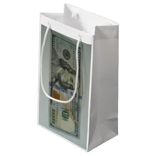 Geschenktasche/Kartonkombo/Metropolis Kleine Geschenktüte (Rückseite Schrägansicht)