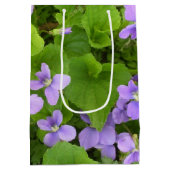 Geschenktasche - Kräuterviolette Mittlere Geschenktüte (Rückseite)