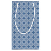 Geschenktasche - Kreise und Diamanten Kleine Geschenktüte (Rückseite)