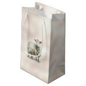 Geschenktasche - Lamb2 Kleine Geschenktüte (Rückseite Schrägansicht)