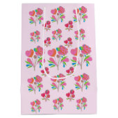 Geschenktasche Lollipop Blume Mittlere Geschenktüte (Rückseite)