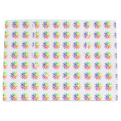 Geschenktasche - Mehrfarbige Räder (groß) Große Geschenktüte (Vorderseite)