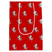 Geschenktasche mit der Flagge von County Kent Mittlere Geschenktüte (Rückseite)