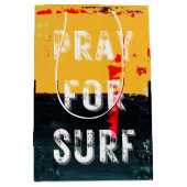 Geschenktasche mit salziger Strandvibe Mittlere Geschenktüte (Vorderseite)