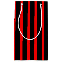 Geschenktasche mit schwarzem Streifen