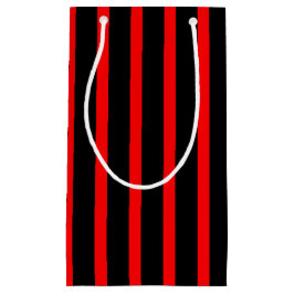 Geschenktasche mit schwarzem Streifen Kleine Geschenktüte