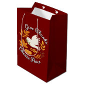 Geschenktasche Mittlere Geschenktüte (Rückseite Schrägansicht)