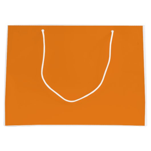 Geschenktasche - Orange Große Geschenktüte (Vorderseite)