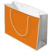 Geschenktasche - Orange Große Geschenktüte (Rückseite Schrägansicht)